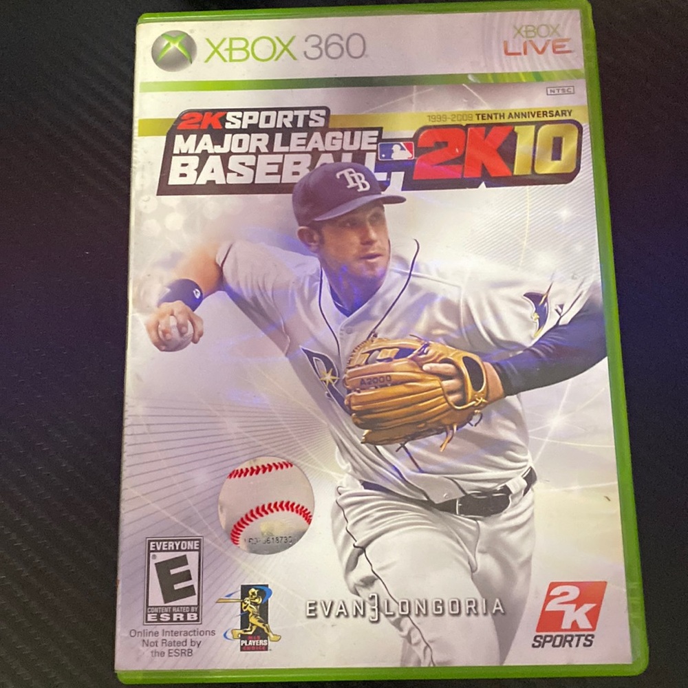 2k sports Major League Baseball 2k10 Xbox 360